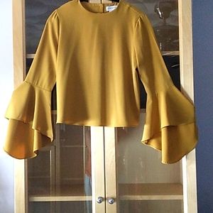 Carmen MarcValvo ladies blouse size 2